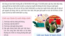 35 thủ tục hành chính, dịch vụ công trực tuyến Bộ Công an phân cấp tại Công an cấp xã