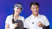 V-League tạm nghỉ, cựu tuyển thủ quốc gia hẹn vợ người mẫu đi chơi pickleball