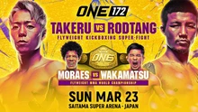 Link xem trực tiếp ONE 172: Takeru vs Rodtang: Masaaki Noiri thắng Tawanchai và đoạt đai vô địch