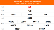 XSLA 22/3 - Kết quả xổ số Long An hôm nay 22/3/2025 - Trực tiếp XSLA ngày 22 tháng 3