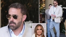 Ben Affleck trông khá căng thẳng sau khi Jennifer Lopez tuyên bố "sẵn sàng yêu lại"