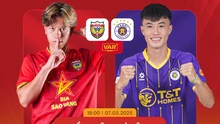 Link xem trực tiếp bóng đá Hồng Lĩnh Hà Tĩnh vs Hà Nội FC 18h00 hôm nay, vòng 16 V-League