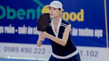Vợ cựu tuyển thủ Việt Nam chấn thương khi chơi pickleball