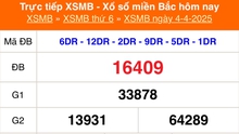 XSMB 4/4 - Kết quả Xổ số miền Bắc hôm nay 4/4/2025 - Kết quả XSMB thứ Sáu ngày 4 tháng 4