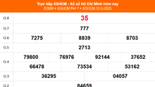 XSHCM 10/5 - XSTP thứ Bảy - Kết quả xổ số Hồ Chí Minh hôm nay ngày 10/5/2025