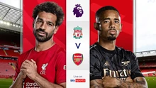 Trực tiếp bóng đá Liverpool vs Arsenal 22h30 hôm nay, Ngoại hạng Anh vòng 36