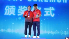 Nữ lực sĩ Việt Nam xuất sắc vượt qua nhà vô địch Olympic, giành huy chương đấu trên đất Trung Quốc