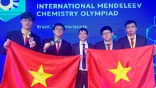 4 học sinh Việt Nam giành huy chương tại “Kỳ thi Hóa học khó nhất hành tinh”