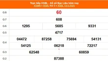 XSBL 13/5 - Kết quả xổ số Bạc Liêu hôm nay 13/5/2025 - Trực tiếp XSBL ngày 13 tháng 5