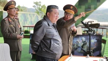 Nhà lãnh đạo Triều Tiên Kim Jong Un thị sát tập trận tác chiến đặc biệt