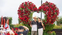 Lạc bước giữa thiên đường hoa hồng tại Sun World Ba Na Hills
