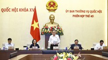 Bế mạc Phiên họp thứ 45 của Ủy ban Thường vụ Quốc hội