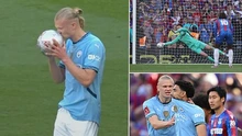 Guardiola bối rối khi Haaland nhường đồng đội đá 11m ở chung kết Cúp FA