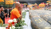 “Dấu chân Phật Đà” tại chùa Tam Chúc - biểu tượng Phật tích lần đầu tiên tại Việt Nam