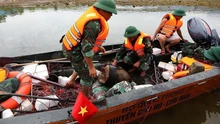 Phát hiện lượng bom, đạn lớn gần cầu Hòa Bình