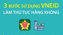 3 bước sử dụng VNeID làm thủ tục hàng không
