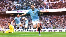Rodri trở lại, Man City thắng đậm và giành lợi thế trong cuộc đua dự Champions League
