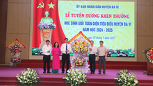 Lễ tuyên dương học sinh giỏi tiêu biểu huyện Ba Vì năm học 2024-2025: Ngày hội tôn vinh tri thức