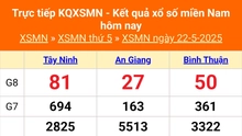XSMN 22/5 - Kết quả xổ số miền Nam hôm nay 22/5/2025 - Trực tiếp XSMN ngày 22 tháng 5