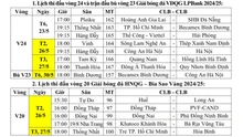 Tin nóng bóng đá Việt hôm nay 23/5: Điều chỉnh lịch thi đấu V-League; VFF từ chối đề nghị của bầu Đức