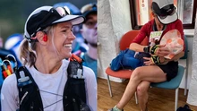 Độc lạ Marathon: Runner bỉm sữa vừa chạy vừa cho con bú vẫn vô địch 100 km Ultra Trail
