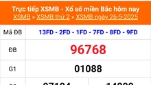 XSMB 26/5 - Kết quả Xổ số miền Bắc hôm nay 26/5/2025 - Kết quả XSMB thứ Hai ngày 26 tháng 5