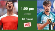 Link xem trực tiếp Alcaraz vs Zeppieri, vòng 1 Roland Garros 2025