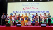 Liên hoan các Câu lạc bộ Văn hóa dân gian tỉnh Quảng Bình