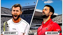 Link xem trực tiếp Corentin Moutet vs Djokovic, vòng 2 Roland Garros 2025