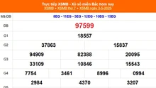 XSMB 3/5 - Kết quả Xổ số miền Bắc hôm nay 3/5/2025 - Kết quả XSMB thứ Bẩy ngày 3 tháng 5