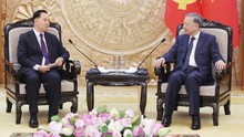 Tổng Bí thư Tô Lâm tiếp Chánh Văn phòng Trung ương Đảng Nhân dân Cách mạng Lào
