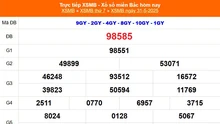 XSMB 31/5 - Kết quả Xổ số miền Bắc hôm nay 31/5/2025 - Kết quả XSMB thứ Bẩy ngày 31 tháng 5