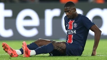PSG lo sốt vó vì chấn thương của Dembele
