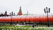 Hình ảnh Thủ đô Moskva trang trí chuẩn bị đón Ngày Chiến thắng