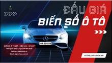 Biển số 14a – 888.88 và 14k – 111.11 được đấu giá vào ngày 8/5/2025.