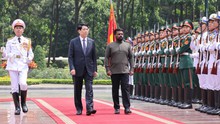 Chủ tịch nước Lương Cường chủ trì lễ đón chính thức Tổng thống Sri Lanka