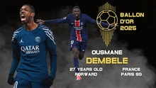 Quả bóng vàng 2025: Không trao cho Ousmane Dembele, thì cho ai nữa