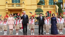 Chủ tịch nước Lương Cường chủ trì lễ đón Tổng thống Litva thăm chính thức Việt Nam