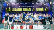 Hoàng Bách, Huy Khánh hút fan trong ngày hội pickleball
