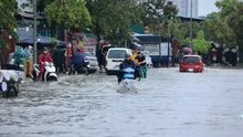 Cảnh báo ngập úng khu vực nội thành Hà Nội