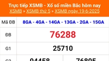 XSMB 19/6 - Kết quả Xổ số miền Bắc hôm nay 19/6/2025 - Kết quả XSMB thứ Năm ngày 19 tháng 6
