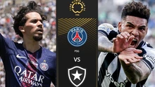 Lịch thi đấu bóng đá hôm nay 20/6: Trực tiếp PSG vs Botafogo, Benfica vs Auckland City