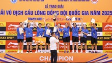 Khép lại Giải vô địch cầu lông đồng đội quốc gia năm 2025 tranh cúp Li-Ning lần thứ IX: Vinh danh những nhà vô địch xứng đáng