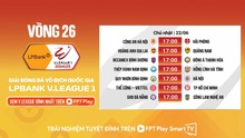 Lịch thi đấu bóng đá hôm nay 22/6: Trực tiếp vòng cuối V-League, FIFA Club World Cup