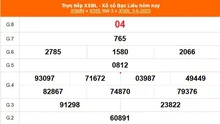 XSBL 3/6 - Kết quả xổ số Bạc Liêu hôm nay 3/6/2025 - Trực tiếp XSBL ngày 3 tháng 6