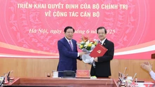 Trao Quyết định của Bộ Chính trị điều động, bổ nhiệm Phó Trưởng Ban Nội chính Trung ương