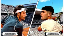 Link xem trực tiếp Musetti vs Alcaraz 19h30 hôm nay, bán kết Roland Garros 2025
