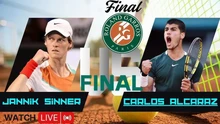 Trực tiếp Sinner vs Alcaraz 20h00 hôm nay, chung kết Pháp mở rộng 2025
