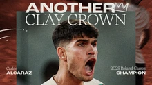 Ngược dòng ngoạn mục trước Sinner, Alcaraz bảo vệ thành công chức vô địch Roland Garros