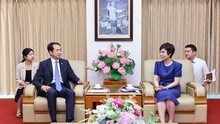Tổng Giám đốc Thông tấn xã Việt Nam tiếp Đại sứ Trung Quốc